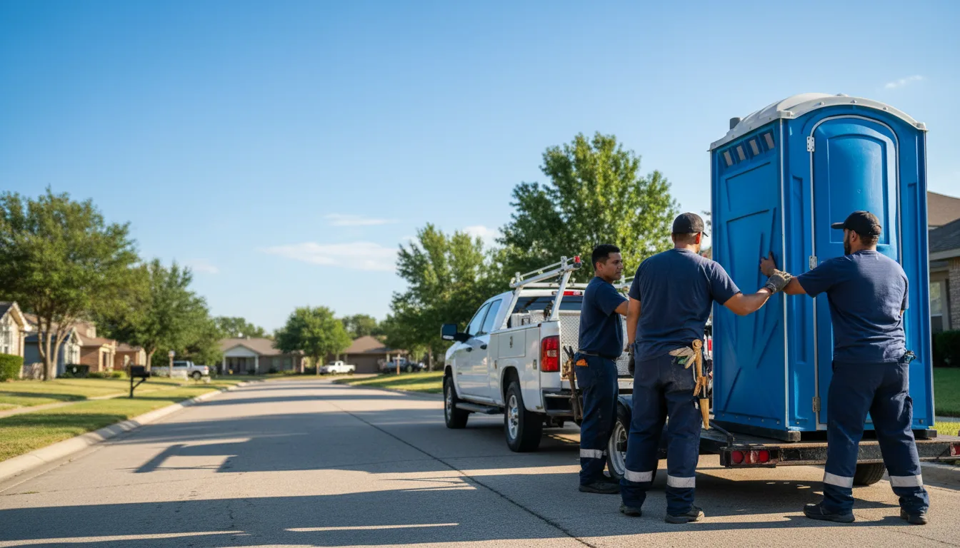 Portable Toilet Rental in Bledsoe, TX near me